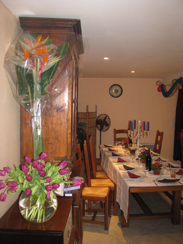 layout for big meals