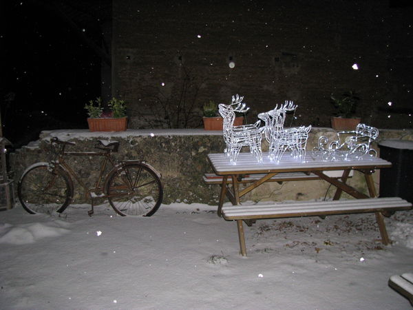 Father Christmas's ledge at the gite