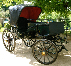 Horse-drawn carriages in the Bi&egrave;vre region (13 km)